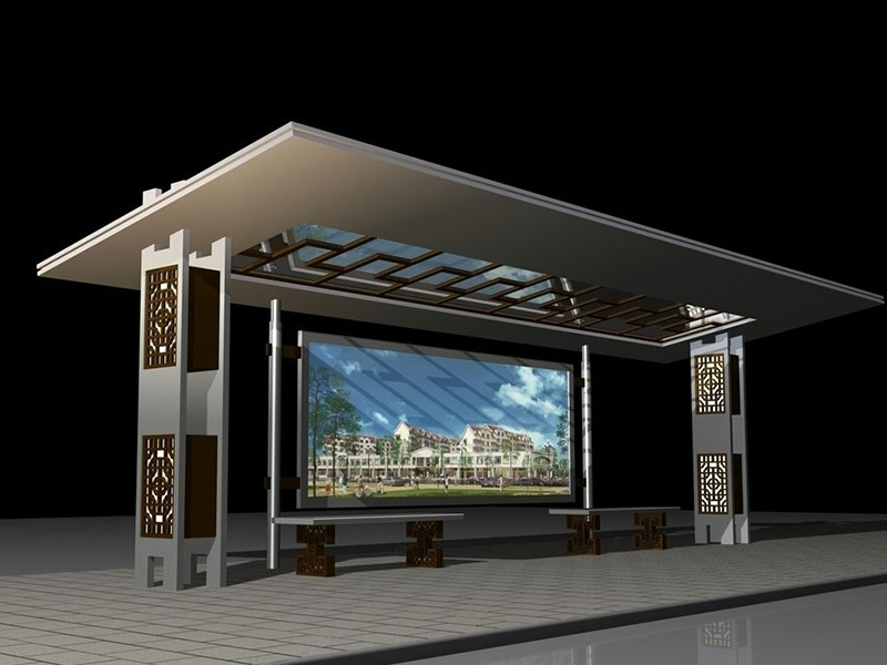 公交候車(chē)亭環(huán)保節(jié)能滾動(dòng)燈箱有什么特點(diǎn)？